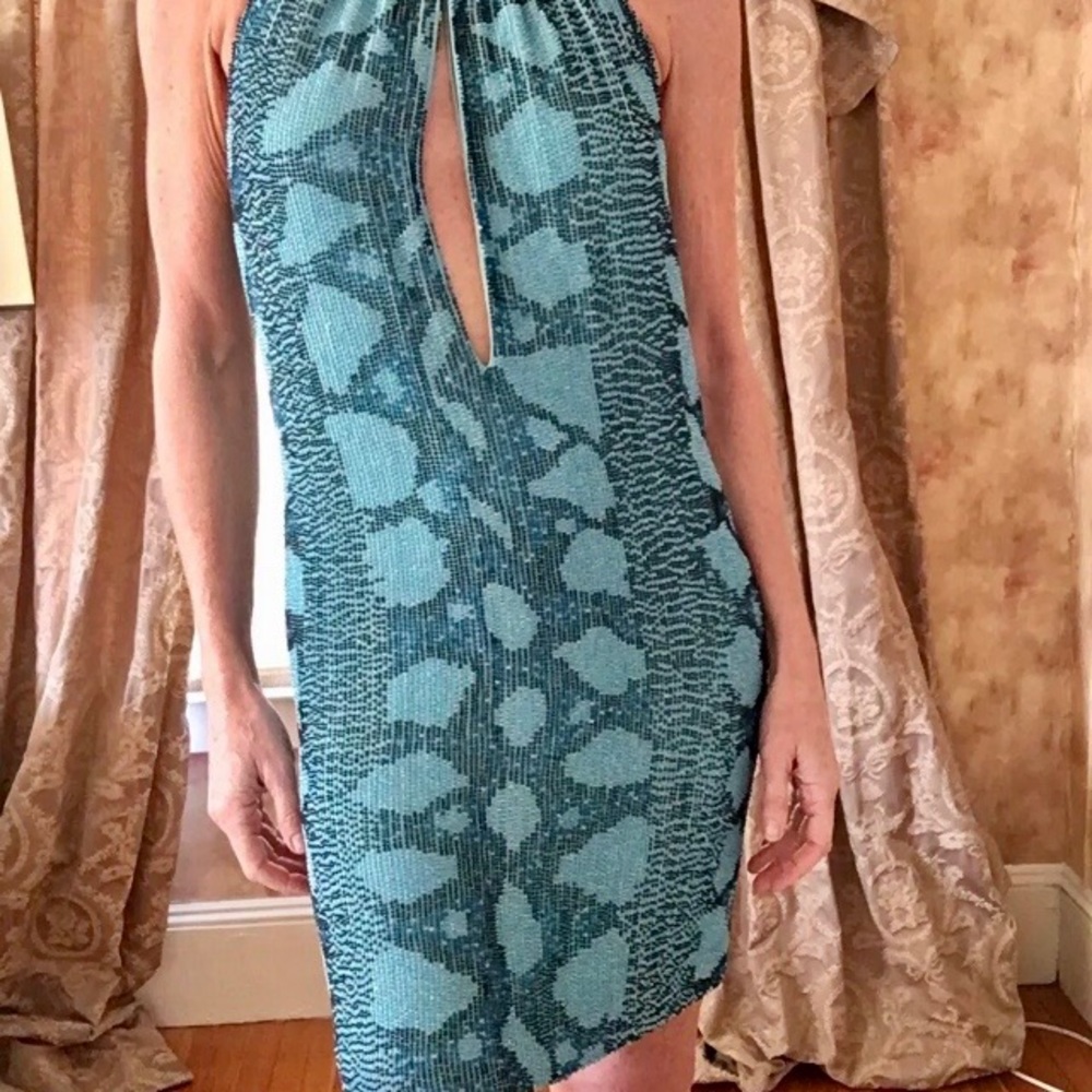 Tom Ford For Gucci Iconic Python Beaded Dress S/S… - image 7